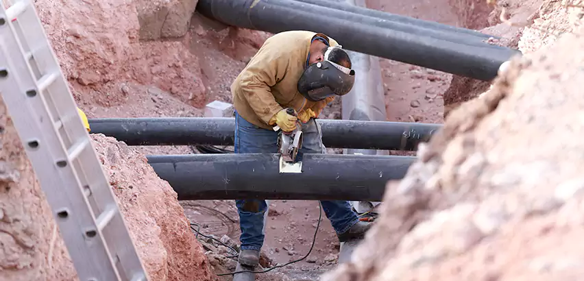 Cast Iron Sewer Pipe Replacement in Hanford